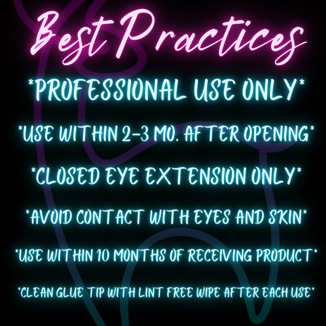 UV Lash Glue by Llama Lashes – 1 Second Dry Time, Low Fume, LED UV Light Cure, 8–10 Week Retention, Waterproof, Sensitive Formula, Pro Lash Extension Adhesive – 5ml
