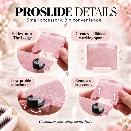 ProSlide 2-Pack for The Ledge | Slide-On Lash Tile Accessories